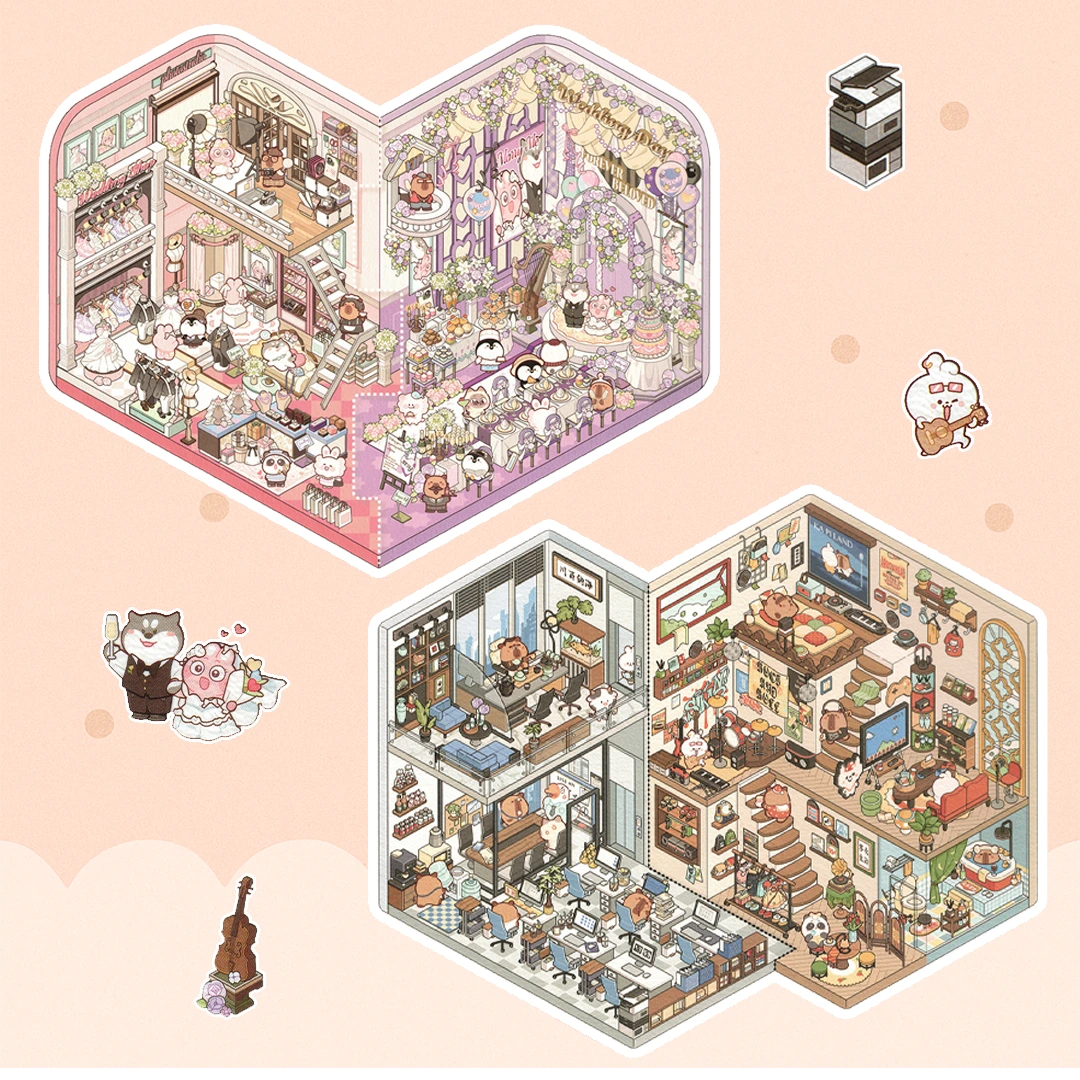 Duó-jelenet matricaszettek